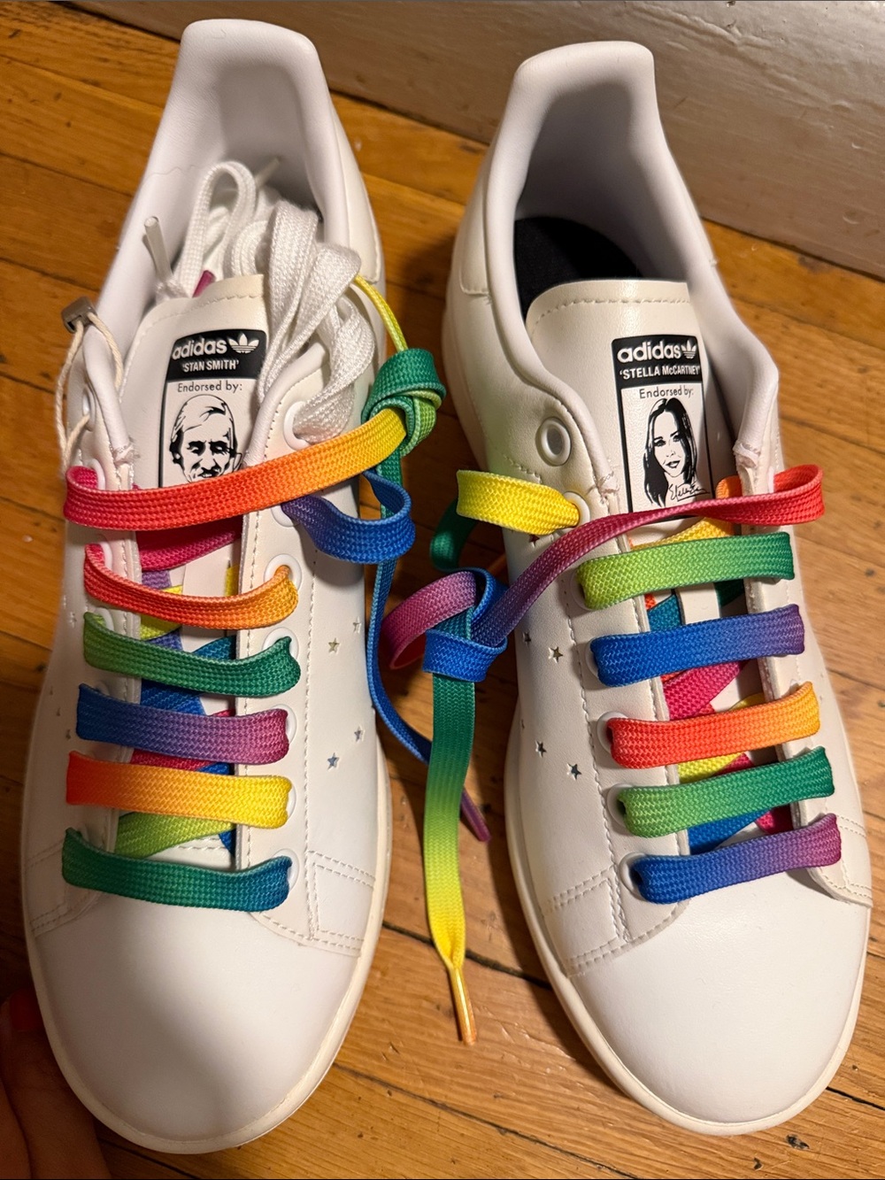 Adidas by Stella McCartney rainbow sneakers